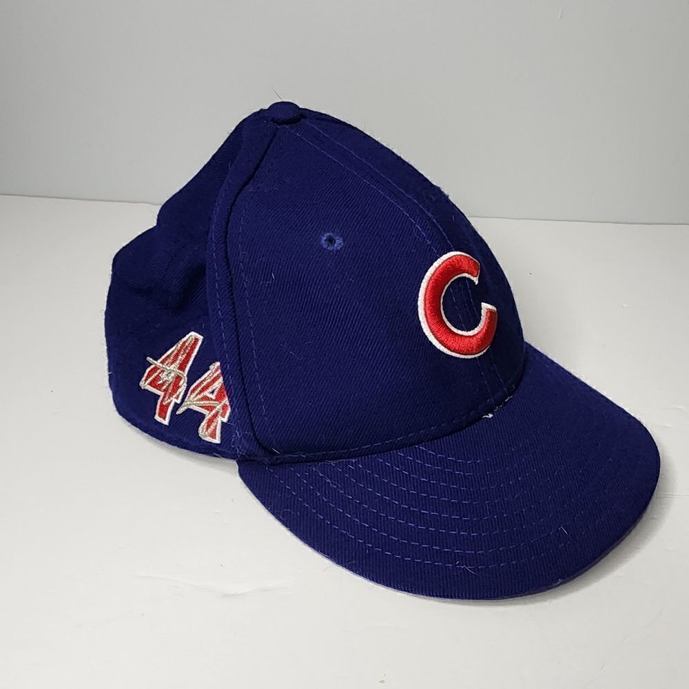 Anthony Rizzo Chicago Cubs 44 Hat Baseball Cap New Era Size 7 MLB RARE 55.8 cm